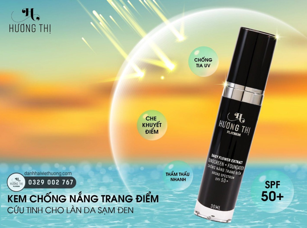 kem chong nang cua nghe si viet huong