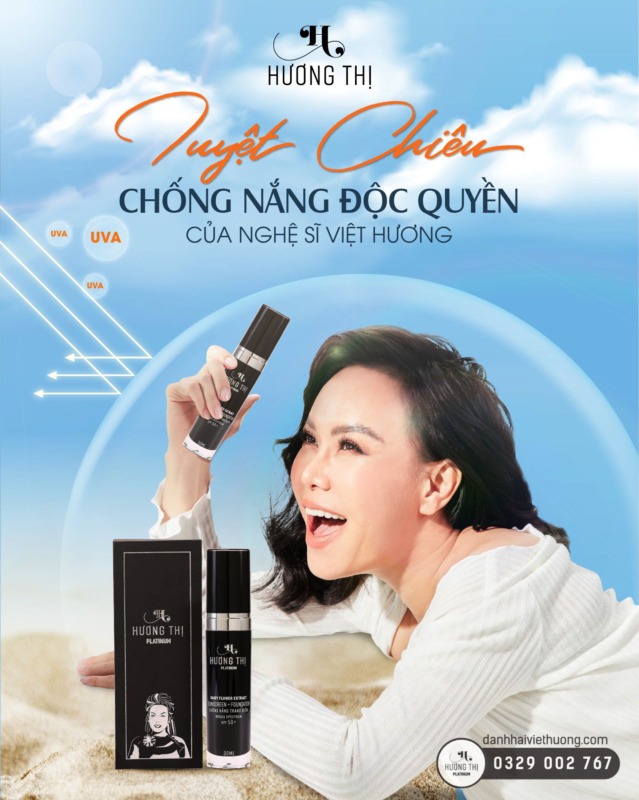 kem chong nang doc quyen cua nghe si viet huong