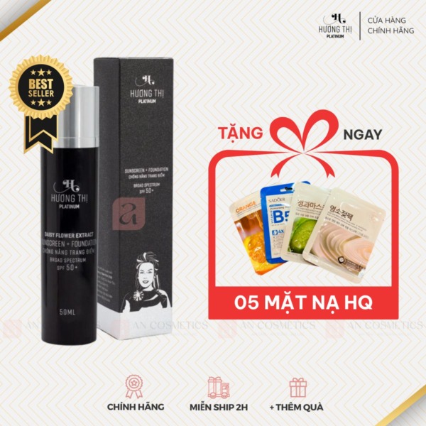 kem chống nắng hương thị tặng mặt nạ