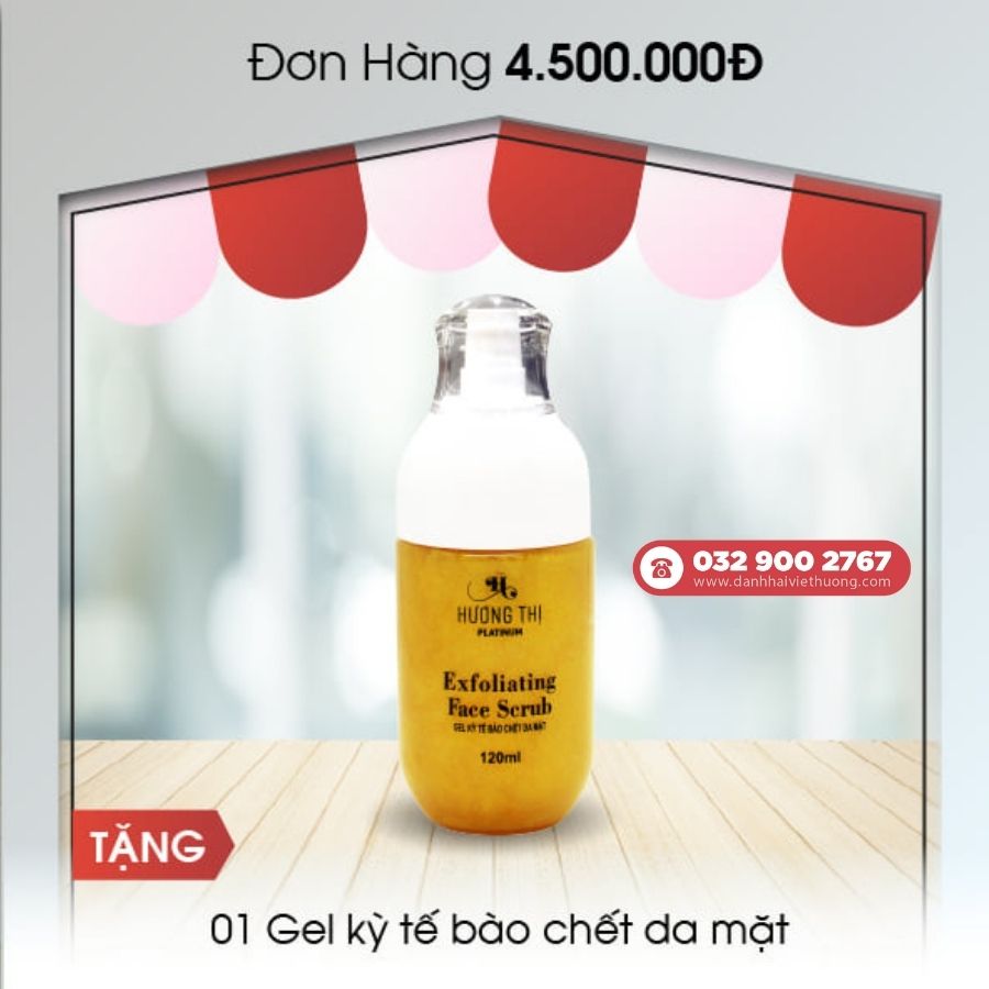 khuyến mãi tháng 8 mỹ phẩm hương thị việt hương cho đơn hàng trên 4.500.000đ