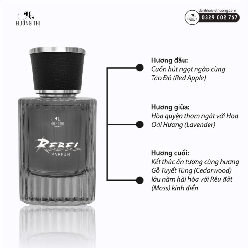 Nước hoa nam Rebel Parfum cao cấp - Phá cách của đàn ông hiện đại (4)