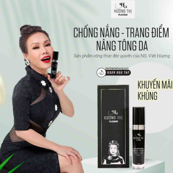 Kem chống nắng trang điểm Hương Thị Platinum (30ml) (7)