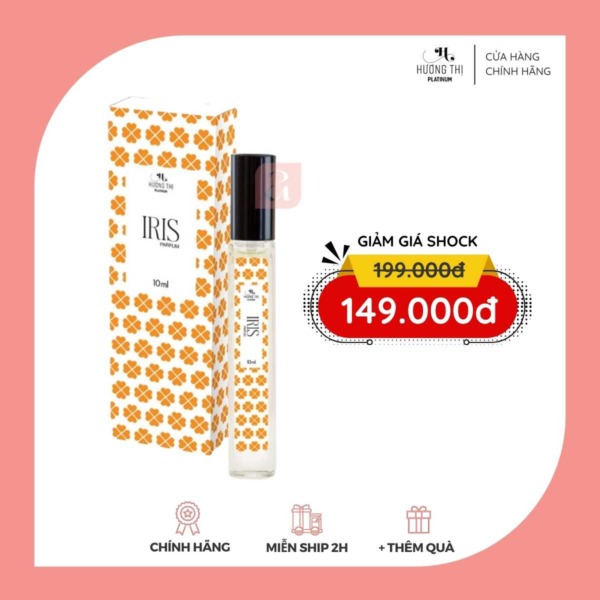 nước hoa bỏ túi 10ml hương thị iris