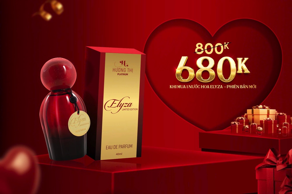 nước hoa nữ elyza hương thị phiên bản valentine 2025 1