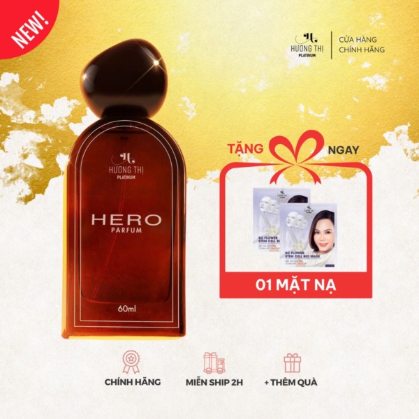 Nước hoa nam HERO Hương Thị Platinum - Phiên Bản Mới