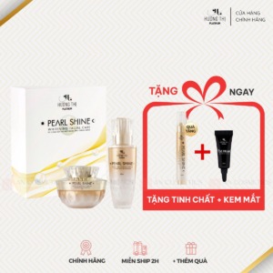bộ pearl shine tặng tinh chất và kem mắt hương thị
