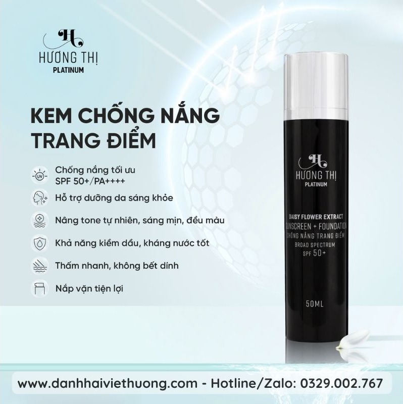 Kem Chống Nắng Hương Thị - Áo Giáp Vô Hình Bảo Vệ Da Bền Vững 2