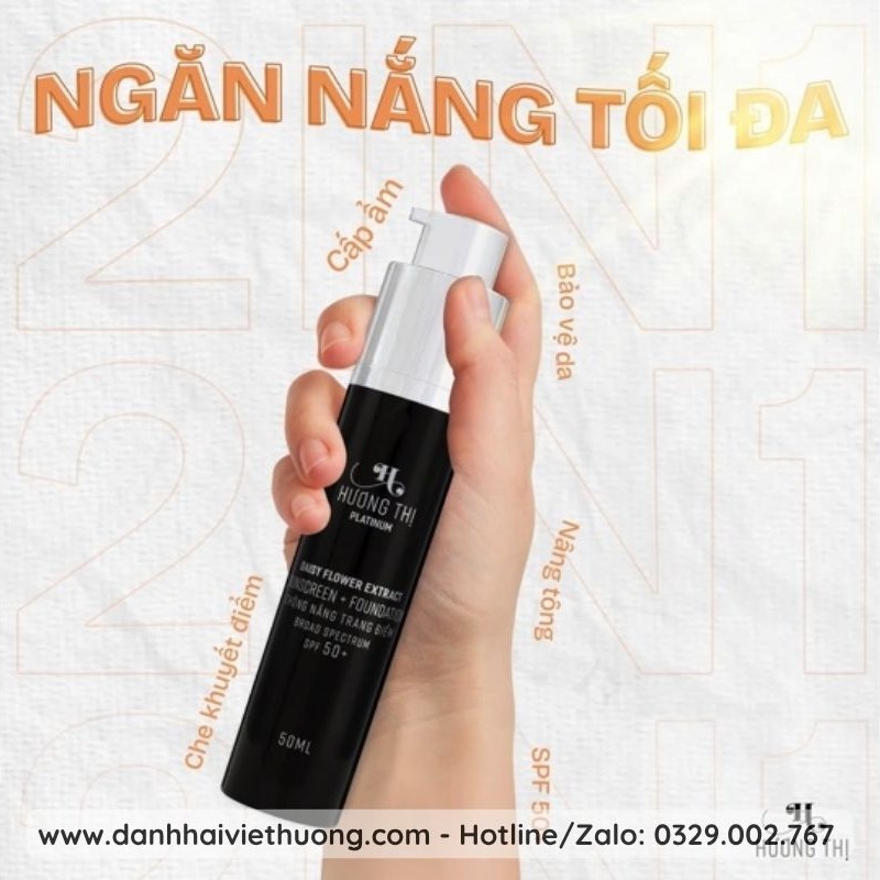 Kem Chống Nắng Hương Thị - Áo Giáp Vô Hình Bảo Vệ Da Bền Vững 3
